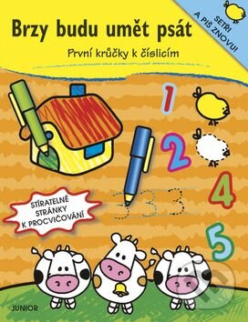 Kniha: Brzy budu umět psát Číslicím (Nakladatelství Junior)