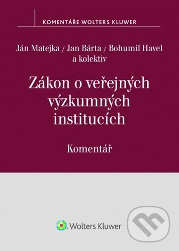 Levně Zákon o veřejných výzkumných institucích (Komentář) - kniha z kategorie Právo