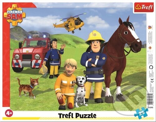 Levně Požárník Sam: Na hlídce - puzzle z kategorie 15 – 60 dielikov