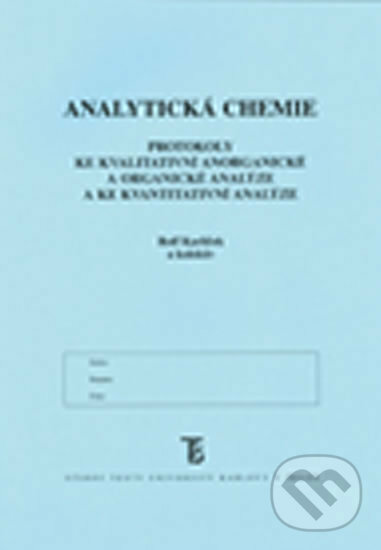 Kniha: Analytická chemie (Rolf Karlíček). Karolinum, 2009