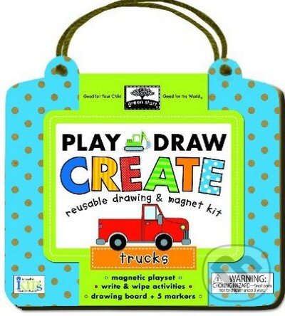 Levně Green Start Play, Draw, Create: Trucks