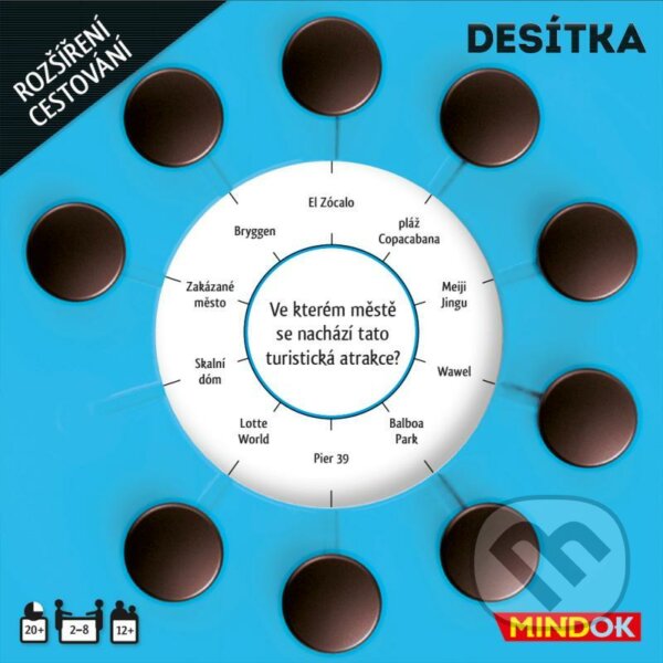 Levně Desítka: rozšíření Cestování - hra z kategorie Vzdelávacie hry
