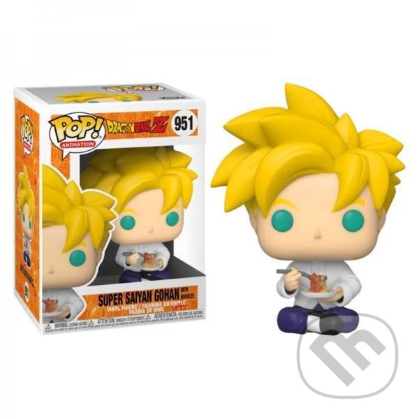 Levně Funko POP Animation: Dragon Ball Z - Super Saiyan Gohan w/Noodles