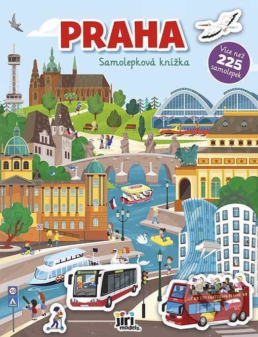Kniha: Praha - Samolepková knížka (Jiří Models). Jiří Models, 2021