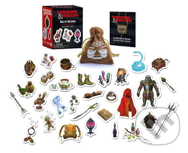 Levně Dungeons & Dragons: Bag of Holding Magnet Set - Brenna Dinon