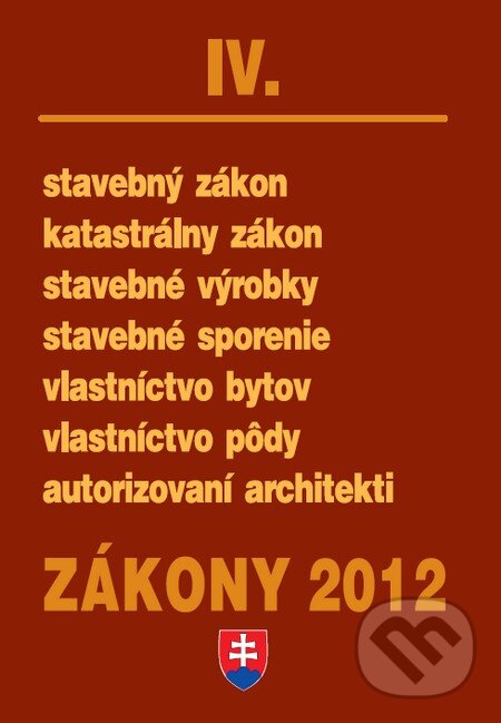 Zákony 2012/IV., Poradca s.r.o., 2012