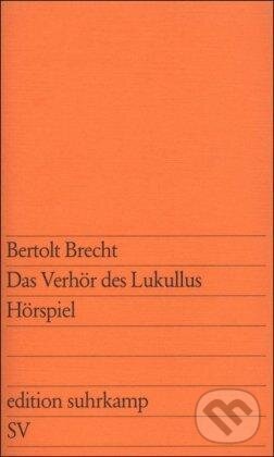 Levně Das verhor des Lukullus Horspi - Bertolt Brecht - kniha z kategorie Beletria