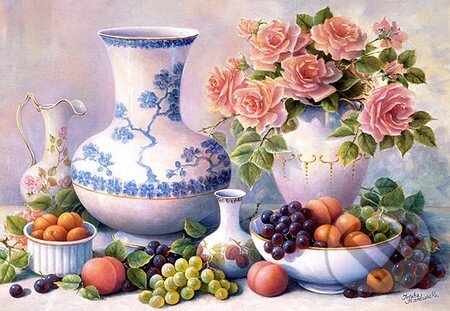 Puzzle: Fruit Salad Days, Trisha Hardwick (Castorland). Castorland