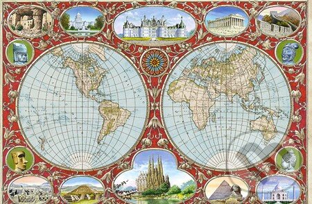 Puzzle: World Map (Castorland)