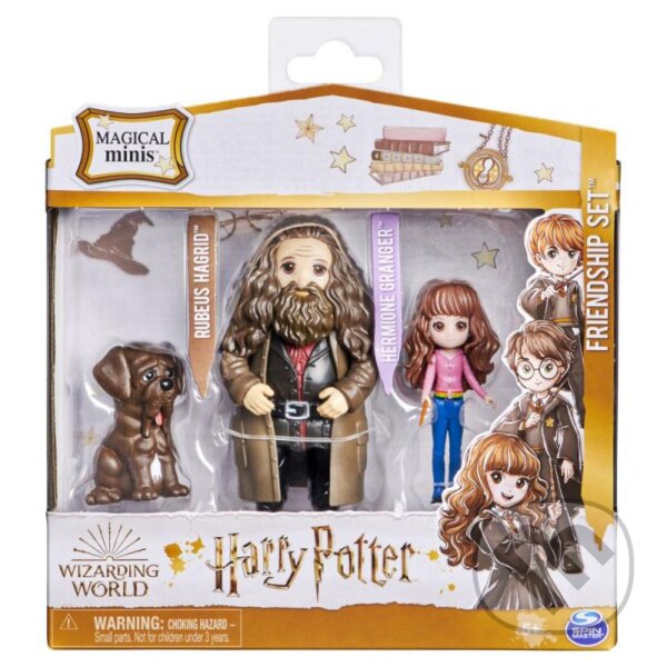 Levně Harry Potter: Hermiona, Hagrid, Tesák - Sada figurek
