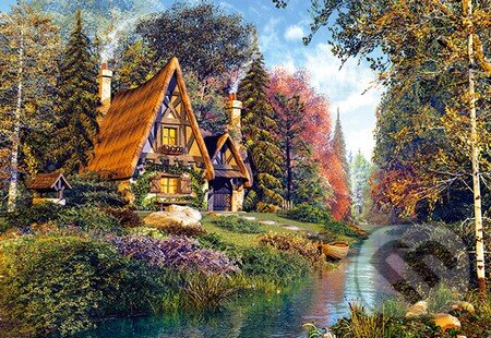 Puzzle: Fairytale Cottage (Castorland). Castorland