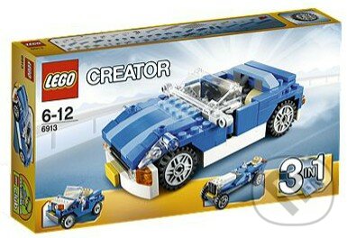 LEGO Creator 6913 - Modré závodné auto, LEGO, 2012