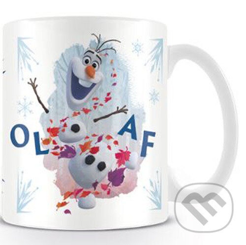 Bílý keramický hrnek Frozen II: Olaf Jump, , 2019