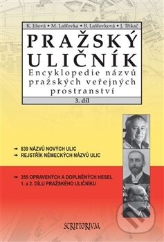 Levně Pražský uličník 3.díl (Encyklopedie názvů pražských veřejných prostranství) - kniha z kategorie História