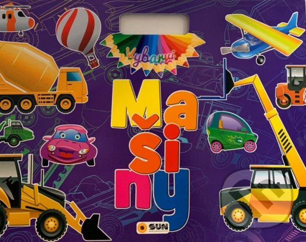 Levně Vybarvi Mašiny se samolepkami - kniha z kategorie Samolepky