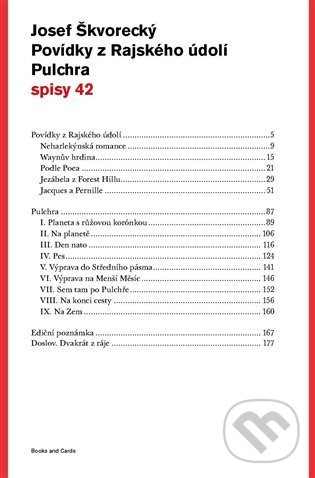 Levně Povídky z Rajského údolí. Pulchra (Spisy 42) - Josef Škvorecký - kniha z kategorie Beletria