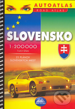 Autoatlas Slovenská republika 1:200000 (Mapa Slovakia). Mapa Slovakia, 2009