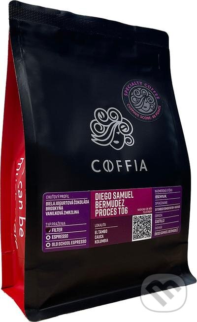Kávy a čaje: Diego Samuel Bermudez - Proces T06 (COFFIA). COFFIA, 2021