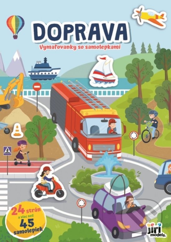 Levně Doprava (Vymaľovanka A4+) - kniha z kategorie Omaľovávanky, vystrihovanie, papier