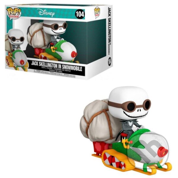 Levně Funko POP Ride: Nightmare Before Christmas - Jack w/Goggles & Snowmobile