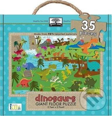 Green Start Dinosaurs Giant Floor Puzzle, Innovative Kids, 2012