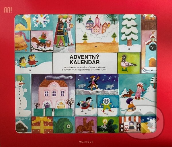 Levně Adventný kalendár (24 knižočiek s vianočnými príbehmi a koledami) - kniha z kategorie Beletria