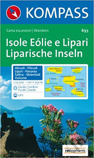 Levně Isole Eólie o Lípari 693 KOM 1:25T