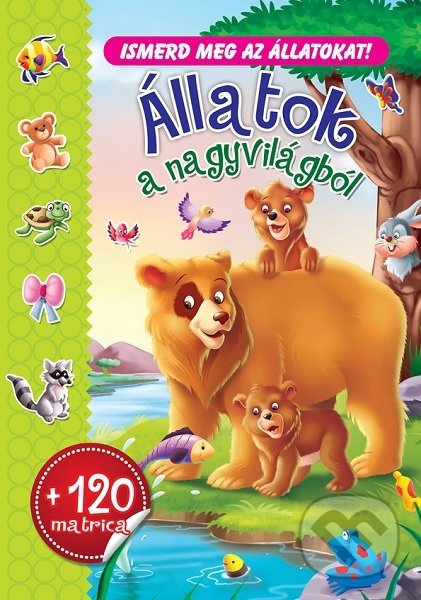 Állatok a nagyvilágból (+120 matrica)