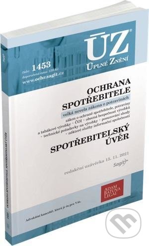 Levně Úplné Znění - 1453 Ochrana spotřebitele (podle stavu k 15. 11. 2021) - kniha z kategorie Právo