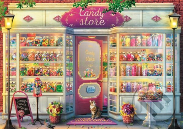 Levně Obchod s cukrovinkami - puzzle z kategorie Ostatné