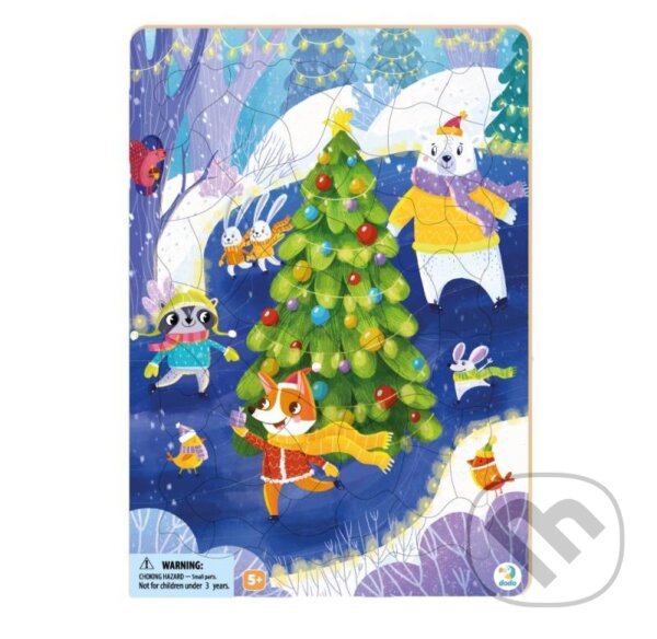 Levně Zvířátka na bruslích - puzzle z kategorie 15 – 60 dielikov