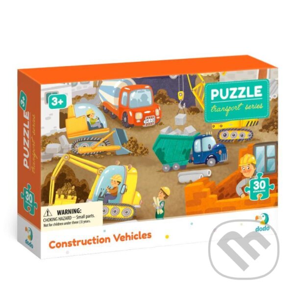 Levně Stavební stroje - puzzle z kategorie Maxi dieliky