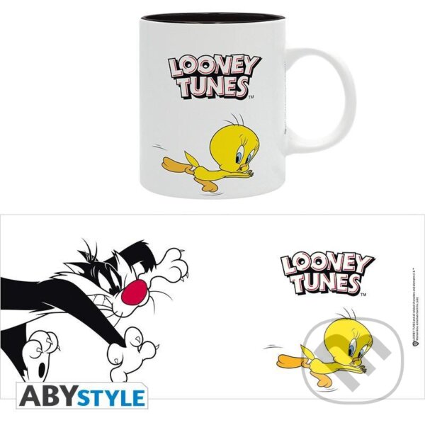 Levně Looney Tunes: Hrnček keramický - Tweety Sylvester