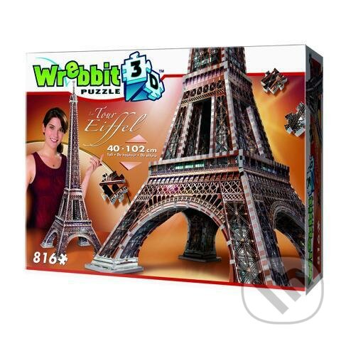 Levně Wrebbit 3D: Eiffelova věž - puzzle z kategorie 3D puzzle