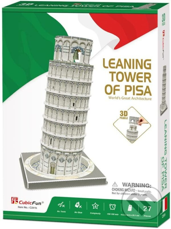 Levně Puzzle 3D - Šikmá vež v Pise - puzzle z kategorie 3D puzzle