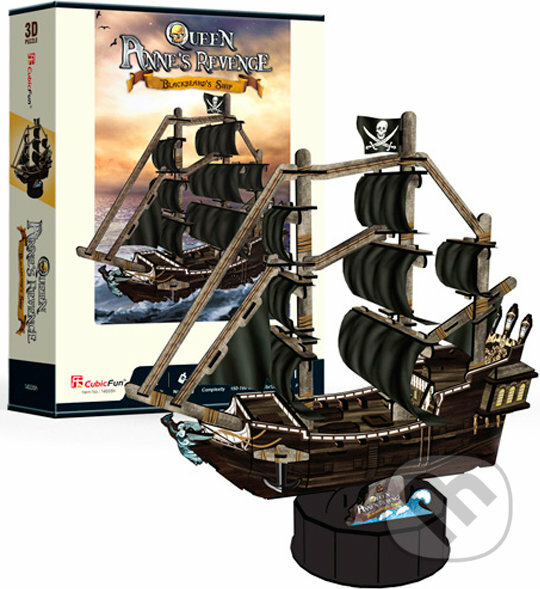 Puzzle: 3D Puzzle - Queen Anne´s Revenge (CubicFun). CubicFun, 2021
