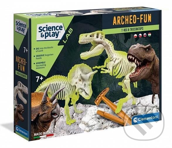 Levně Vykopávky T-Rex + Triceraptos - hra z kategorie Vzdelávacie hry