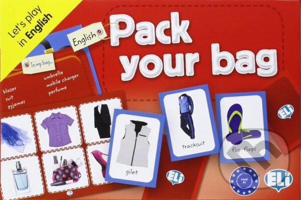 Levně Let´s Play in English: Pack Your Bag! - autorů kolektiv - hra z kategorie Domino, hlavolamy
