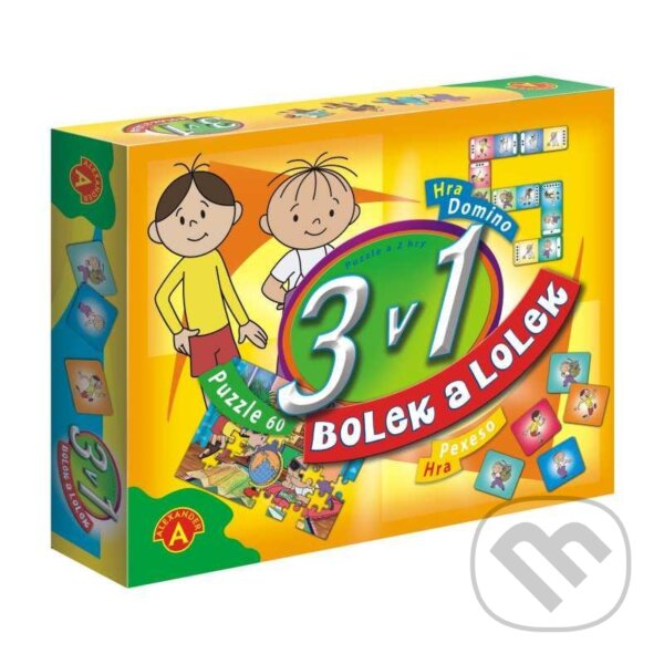 Levně BOLEK a LOLEK - Hry 3v1 - hra z kategorie 15 – 60 dielikov