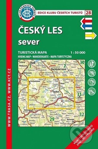 Český les - sever 1:50 000, Klub českých turistů, 2021