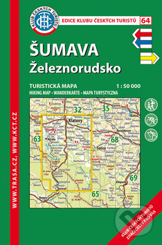 Levně Šumava, Železnorudsko 1:50 000 (Turistická mapa) - kniha z kategorie Mapy a cestovanie