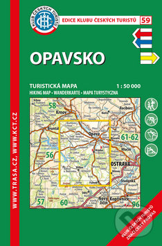Levně Opavsko 1:50 000 (Turistická mapa) - kniha z kategorie Mapy