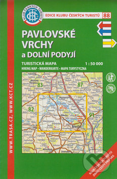 Levně Pavlovské vrchy a Dolní Podyjí 1:50 000 (Turistická mapa) - kniha z kategorie Mapy