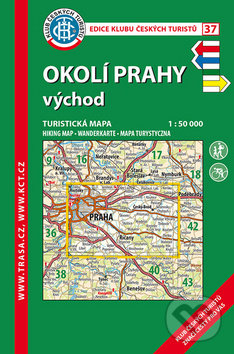 Levně Okolí Prahy - východ 1:50 000 (Turistická mapa) - kniha z kategorie Mapy