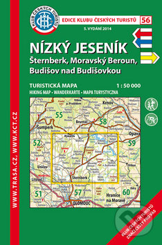 Levně Nízký Jeseník 1:50 000 (Šternberk, Moravský Beroun, Budišov nad Budišovkou) - kniha z kategorie Mapy