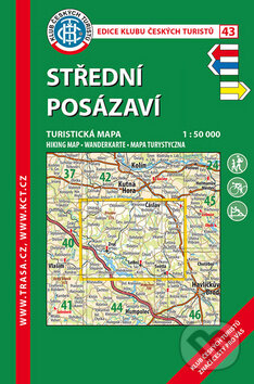 Levně Střední Posázaví 1:50 000 (Turistická mapa)