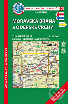 Moravská brána a Oderské vrchy 1:50 000, Klub českých turistů, 2017