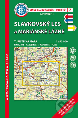 Levně Slavkovský les a Mariánské Lázně 1:50 000 (Turistická mapa) - kniha z kategorie Mapy