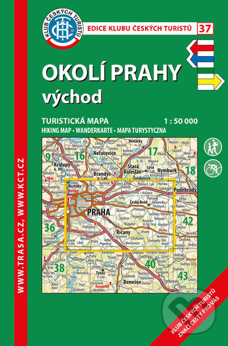 Levně Okolí Prahy - východ 1:50 000 (Turistická mapa) - kniha z kategorie Beletria