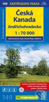 Levně Česká Kanada, Jindřichohradecko 1:70 000 (Cykloturistická mapa č. 149)